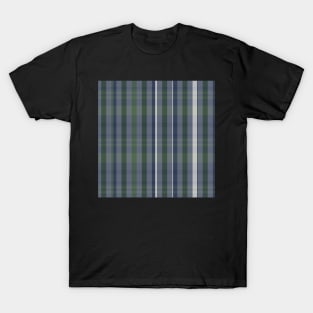 Winter Aesthetic Catriona 2 Hand Drawn Textured Plaid Pattern T-Shirt